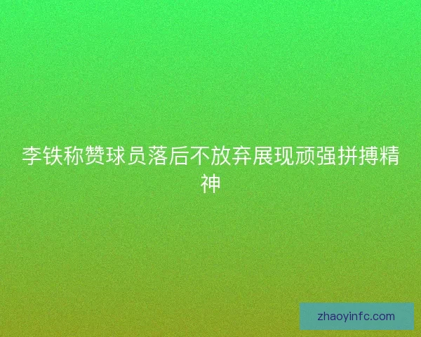 李铁称赞球员落后不放弃展现顽强拼搏精神 李铁称赞球员落后不放弃展现顽强拼搏精神